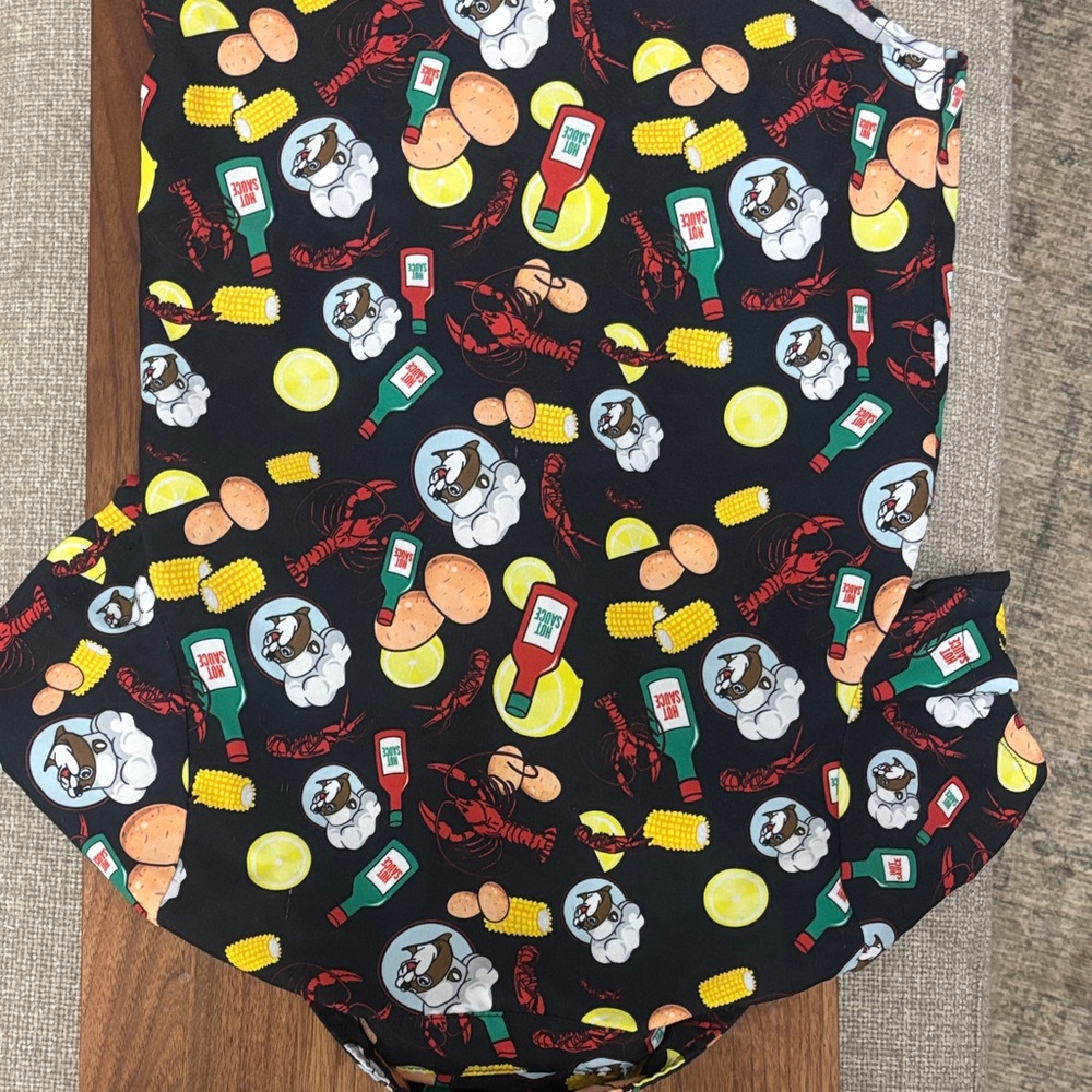 Ducks Kids' Black Graphic Button Down Shirt - Picture 2 of 3